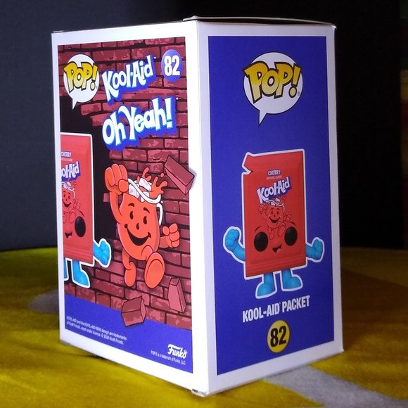 Kool Aid Packet Cherry Kool Aid Ad Icons Funko Pop 82 NIB - Picture 2 of 4